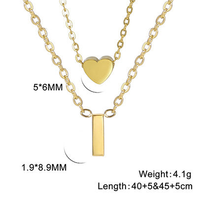 Elegant And Fashionable, Carefully Shaped 26 Letter Necklace