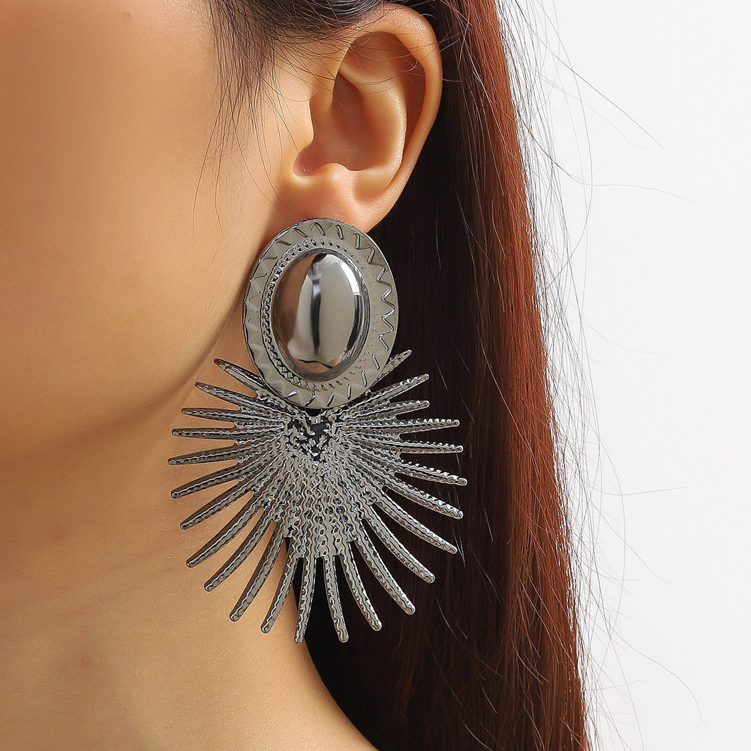 Exaggerated Earrings Fashion High Sense