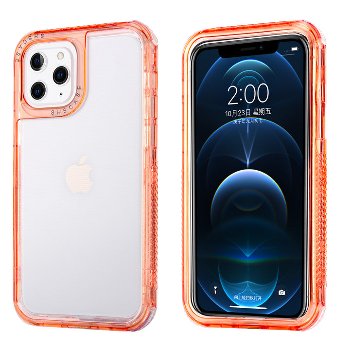 Compatibil cu Apple, noul cadru de gradient este potrivit pentru carcasa telefonică Apple Transparent