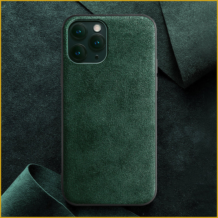 New Style Suede Phone Case Full-cover High-end Protection