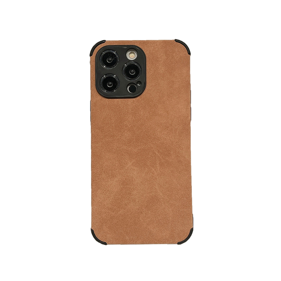 Solid Color Silicone Lambskin Phone Case