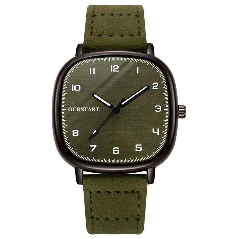 Casual Digital Exam Quartz Suede Belt Student Watch