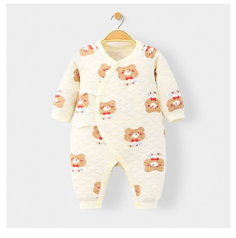 Padded Long Sleeve Baby Onesie