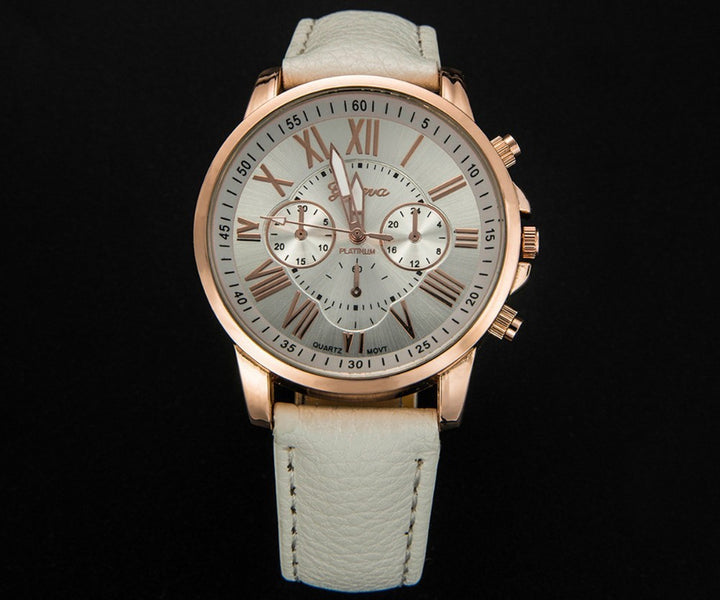 Casual Fashion Belt Men's Watch Roman Digital Dial