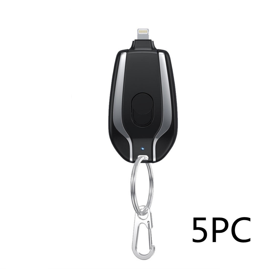 1500mAh Mini Power Pod Pod Cheychain încărcător cu tip-C ultra-compact mini pachete de baterii de încărcare rapidă de rezervă de rezervă