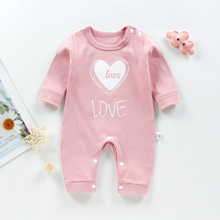 Romper Long-sleeved Cotton Romper Baby Clothes