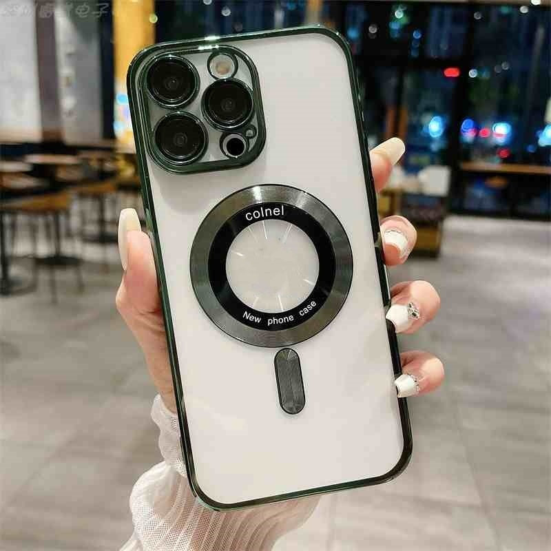 All-inclusive Lens Transparent Plating Phone Case