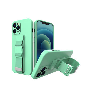 Carcasa telefonului mobil sport cu bandă colorată cu bandă anti-drop