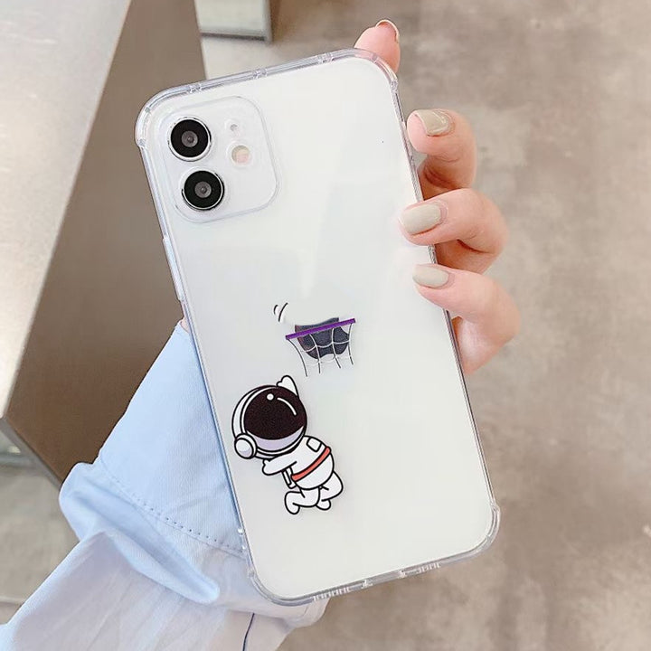 Cartoon Astronaut pentru telefon mobil transparent