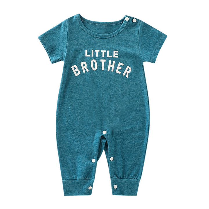 Male Alphabet Long Sleeved Romper Newborn Baby Jumpsuit Female Baby Casual Romper