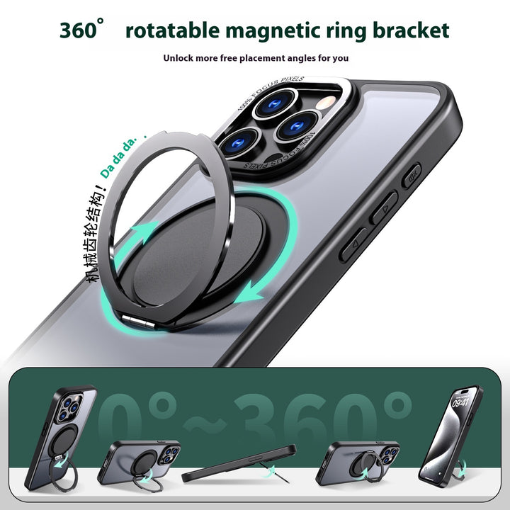 Gear Rotating 360 Rotating Bracket Protective Sleeve Phone Case