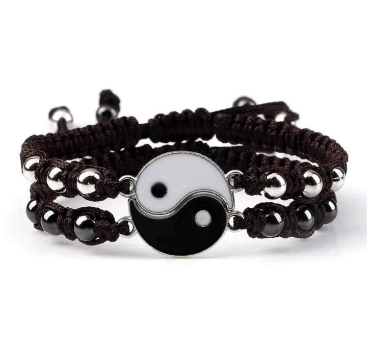 New Magnet Taiji Dragon Totem Yin And Yang Fashion Bracelet