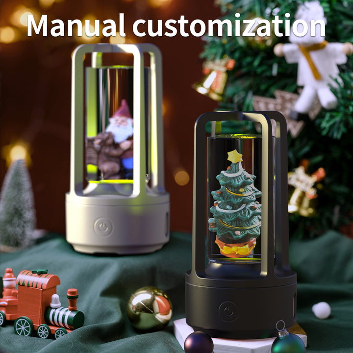 Fără accesorii 2 în 1 Lumină de cristal audio DIY și difuzor Bluetooth Cadou tactil din rășină Lumina de noapte