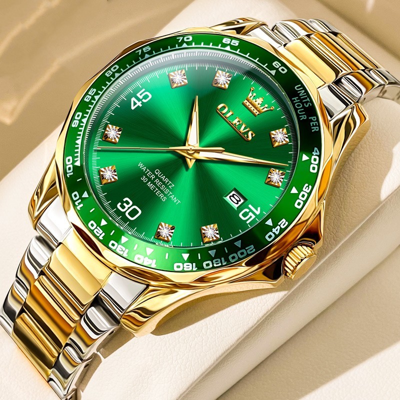 Ceas Green Submariner Quartz Ceas Luminous Men