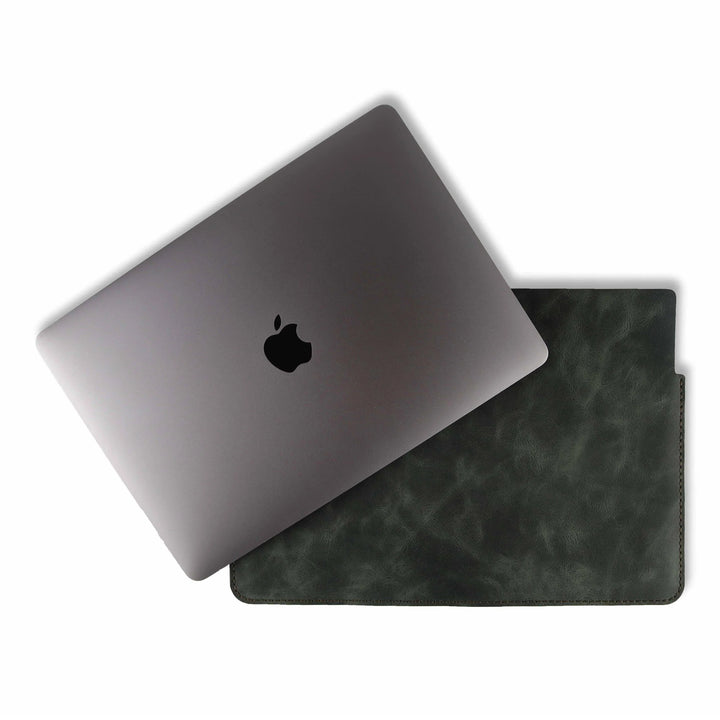 MacBook Pro 14 Plain Leather Carcasă