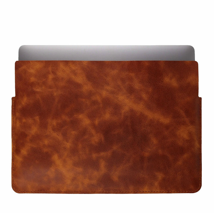 MacBook Pro 14 Plain Leather Carcasă